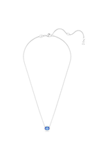 Swarovski  Constella necklace Oval cut, Blue, Rhodium plated