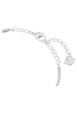 Swarovski  Ginger bangle White, Rhodium plated