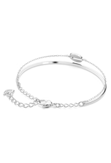 Swarovski  Ginger bangle White, Rhodium plated