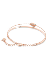 Swarovski  Ginger bangle Grey, Rose gold-tone plated