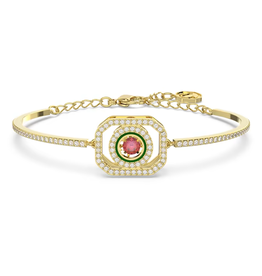 Swarovski Alea bangle Multicolored, Gold-tone plated