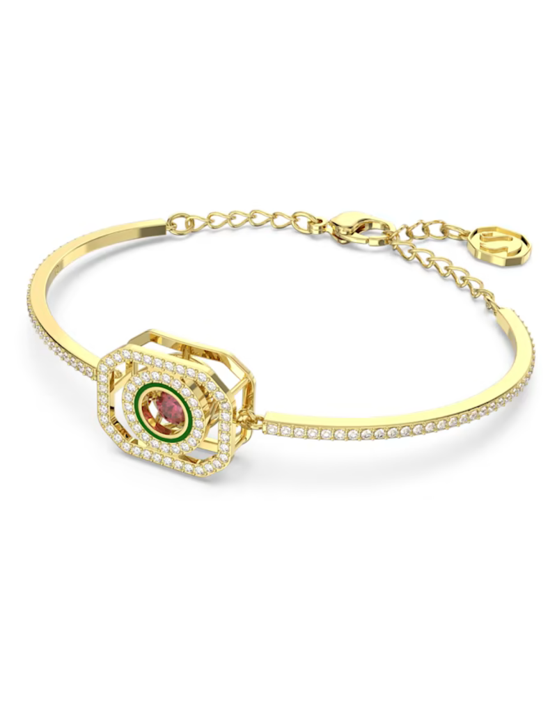 Swarovski  Alea bangle Multicolored, Gold-tone plated