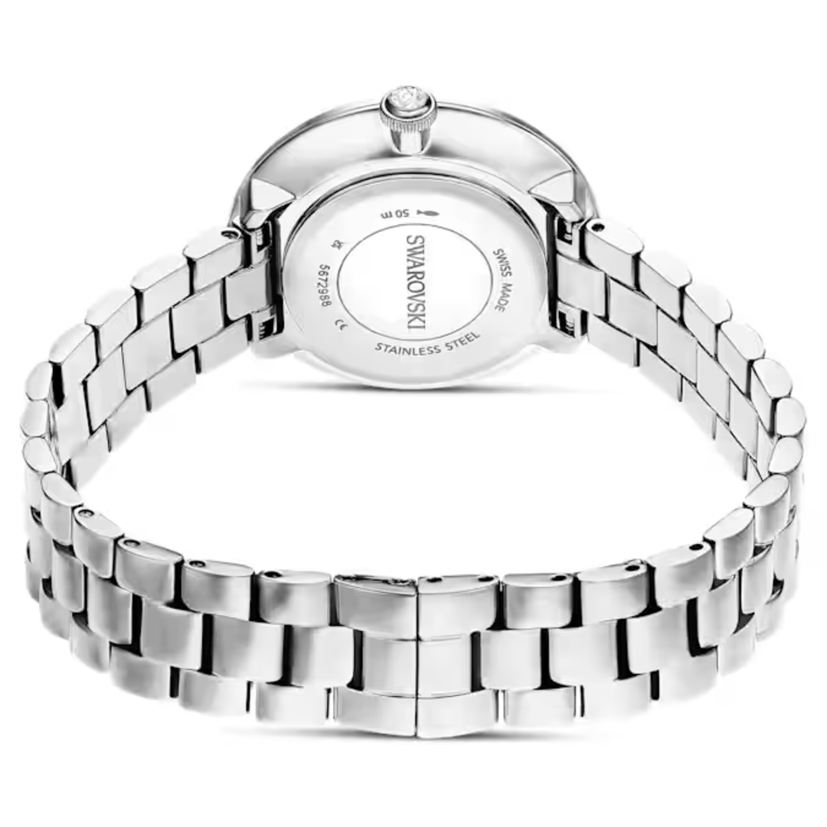 Swarovski  Certa watch Swiss Made, Metal bracelet, Silver tone, Stainless Steel