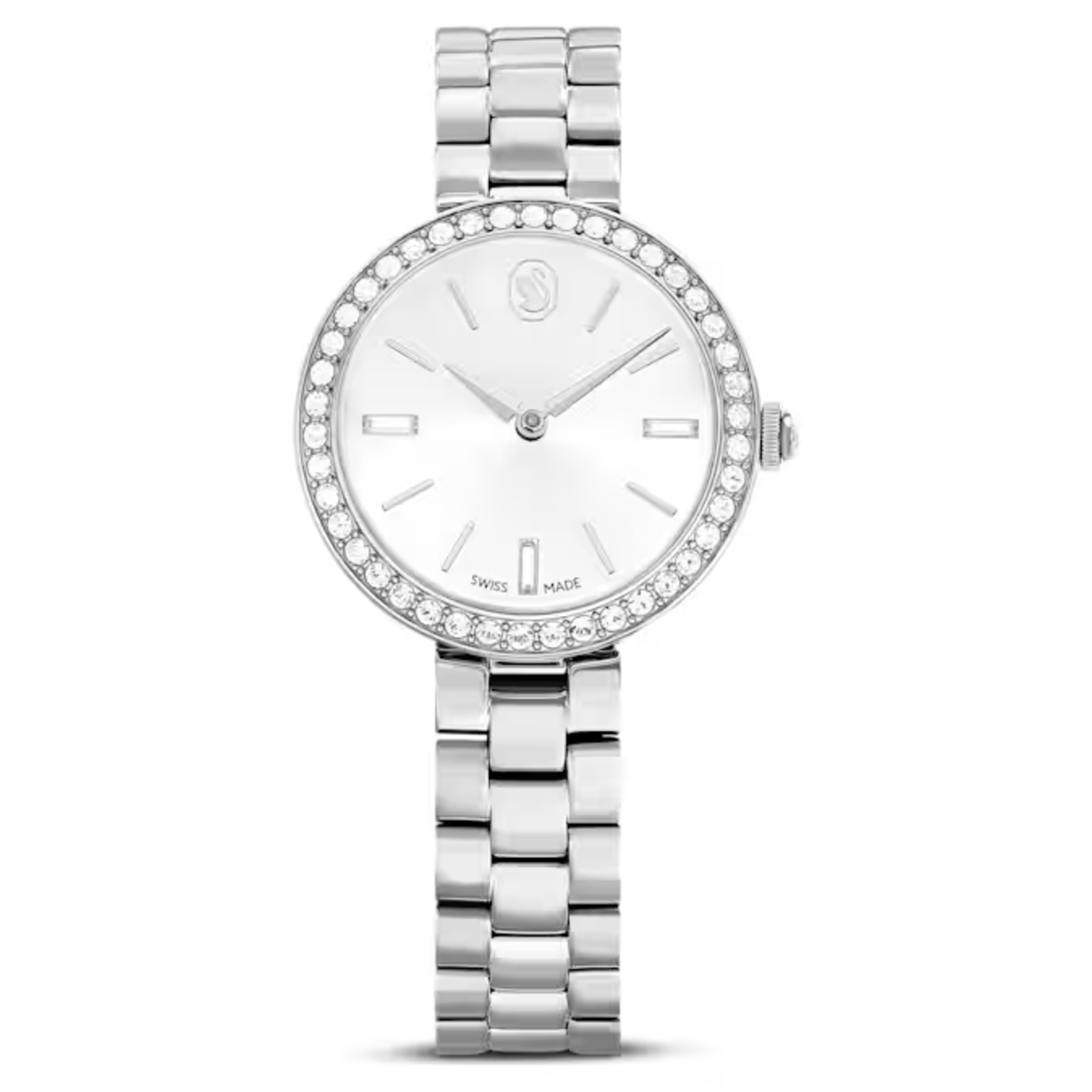 Swarovski  Certa watch Swiss Made, Metal bracelet, Silver tone, Stainless Steel