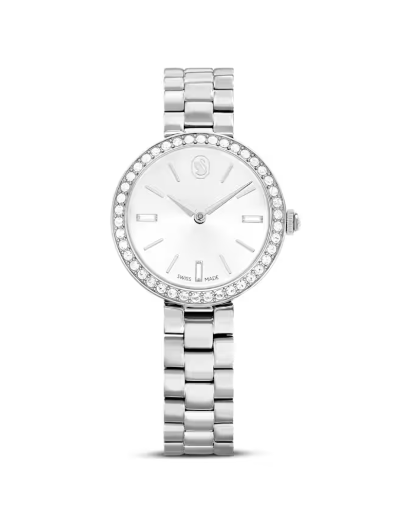 Swarovski  Certa watch Swiss Made, Metal bracelet, Silver tone, Stainless Steel