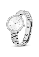 Swarovski  Certa watch Swiss Made, Metal bracelet, Silver tone, Stainless Steel