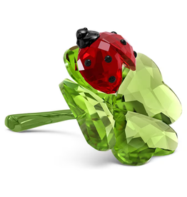 Swarovski Idyllia Ladybug and Clover