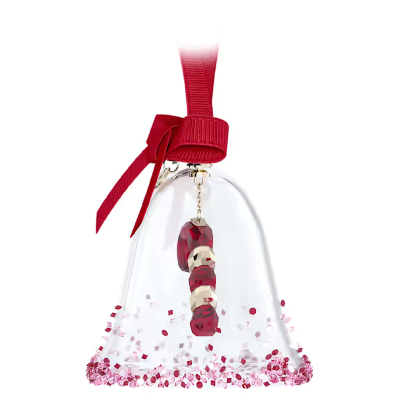 Swarovski Holiday Cheers Dulcis Bell Ornament Red