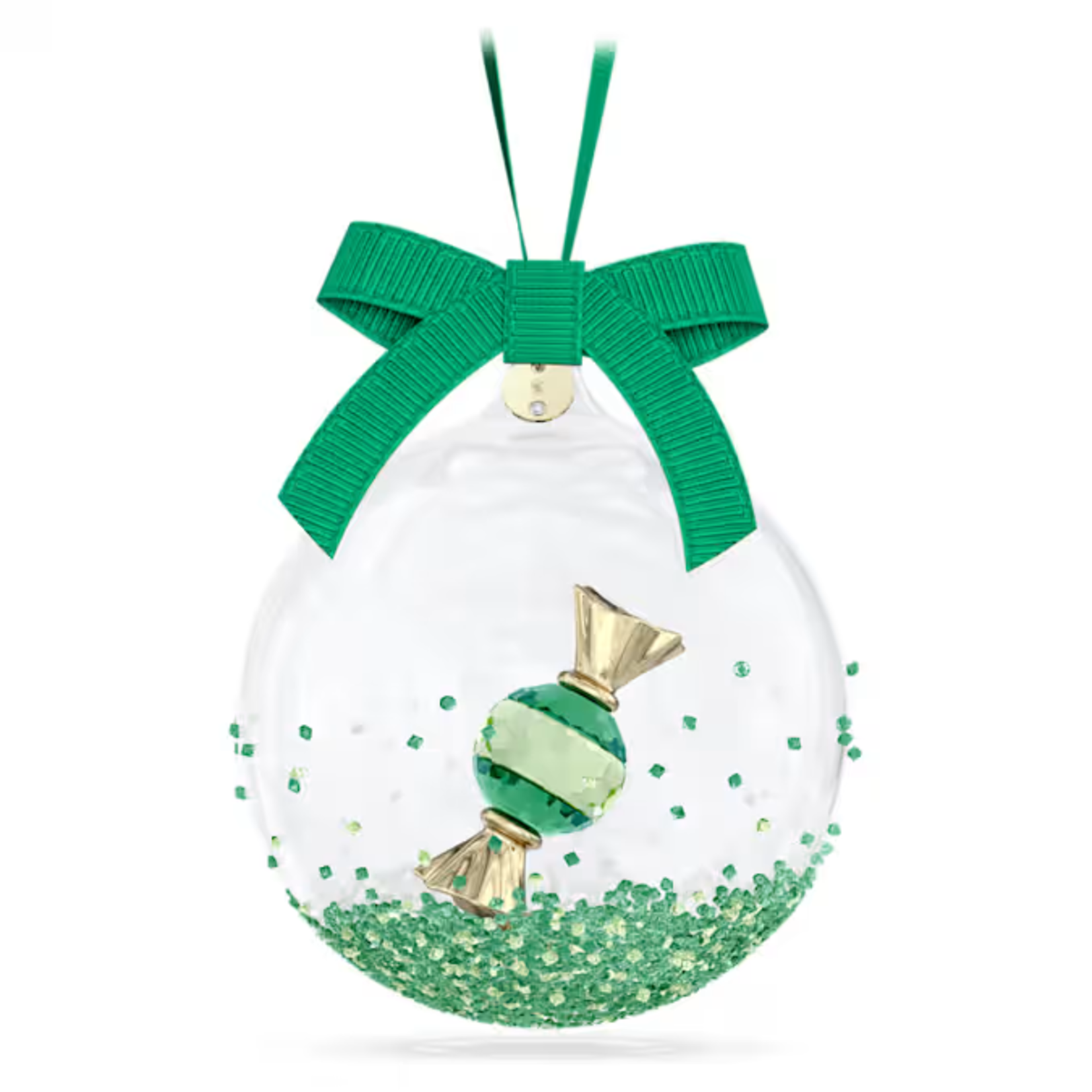 Swarovski  Holiday Cheers Dulcis Ball Ornament Green