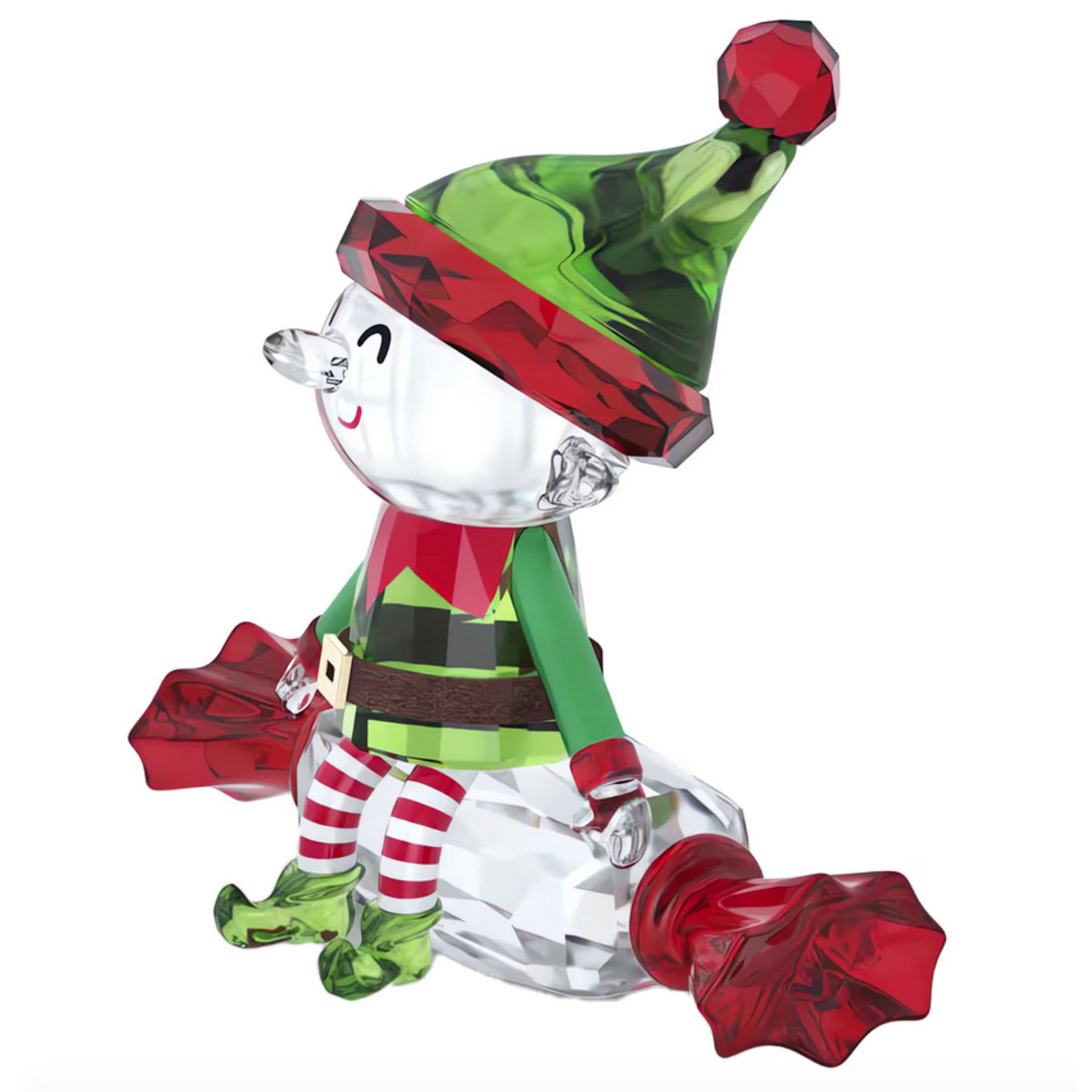 Swarovski Dulcis Elf Holiday Cheers Crystal Figurine
