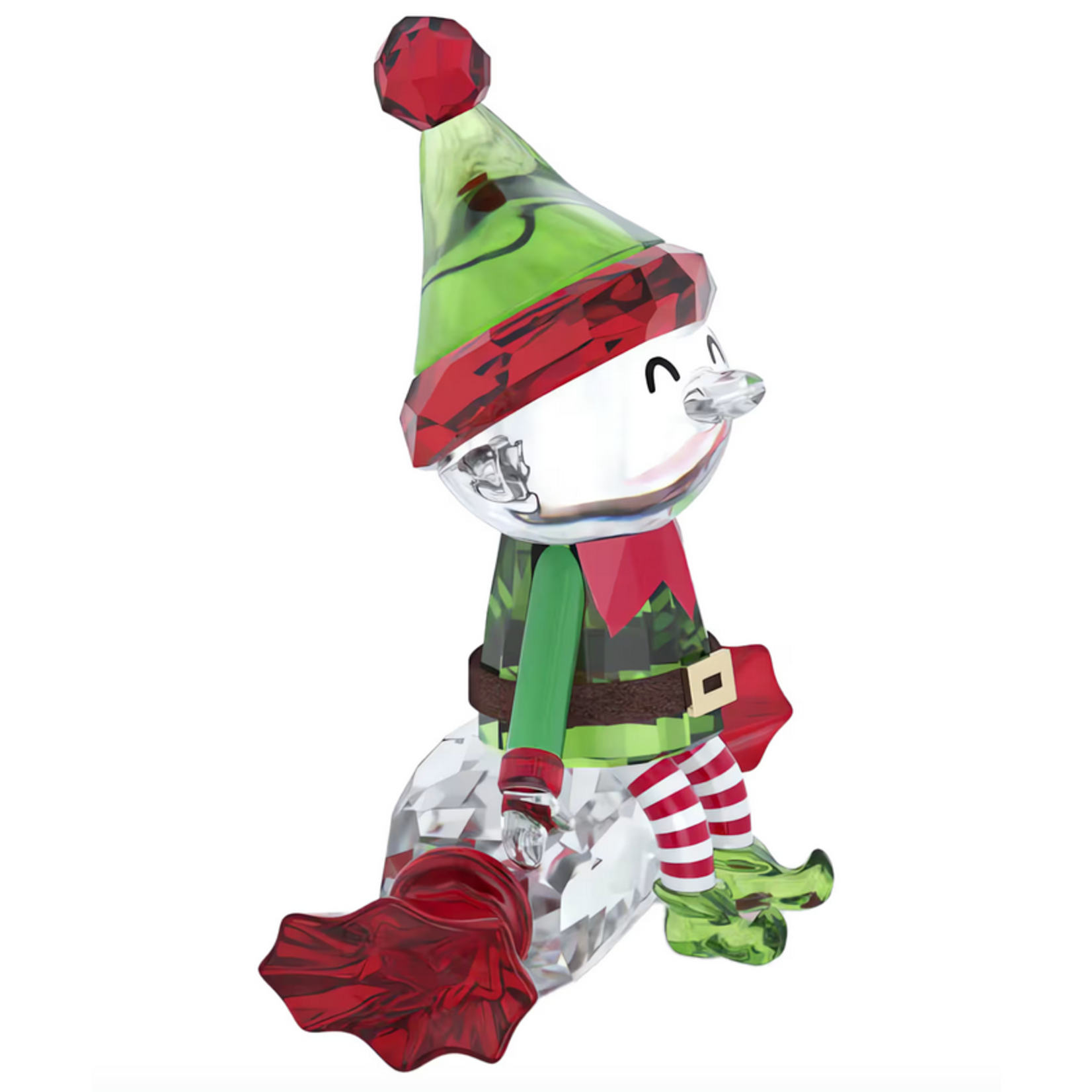 Swarovski Dulcis Elf Holiday Cheers Crystal Figurine
