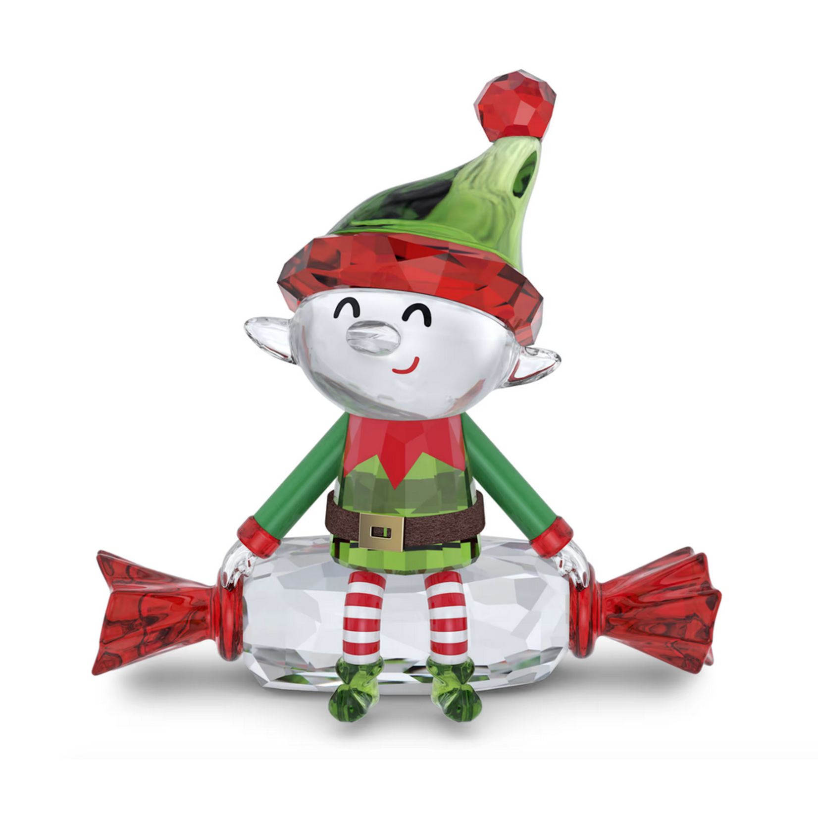 Swarovski Dulcis Elf Holiday Cheers Crystal Figurine
