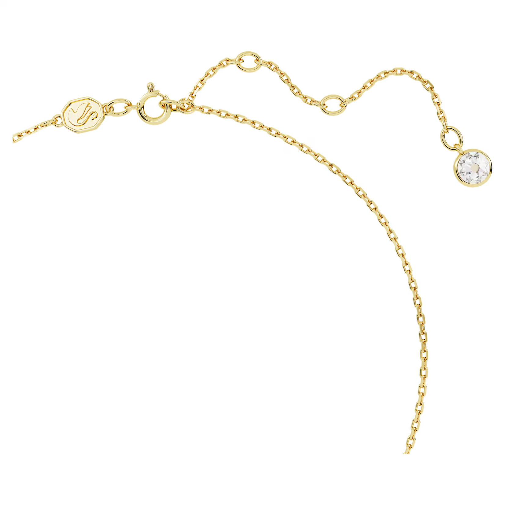 Swarovski Chroma pendant Heart, Red, Gold-tone plated