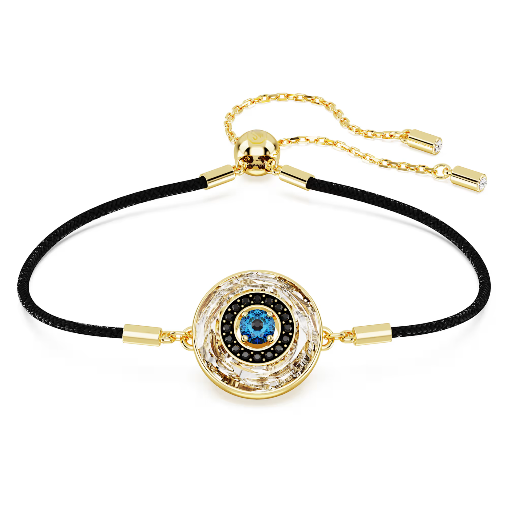 Swarovski Symbolica bracelet Evil eye, Multicolored, Gold-tone plated