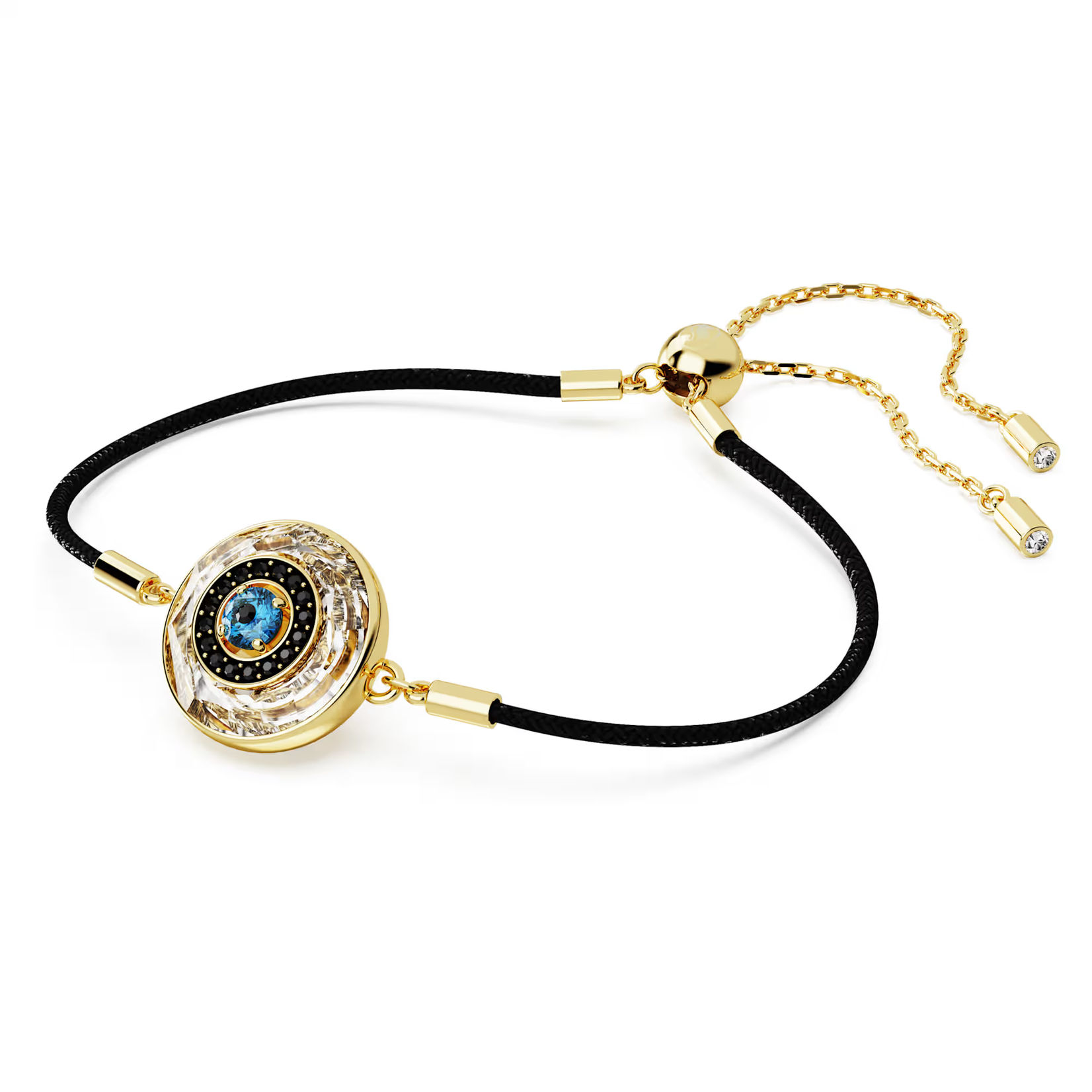 Swarovski Symbolica bracelet Evil eye, Multicolored, Gold-tone plated