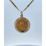 Quality Gold Inc. 14 Karat Yellow Gold Holy Communion Medal Charm