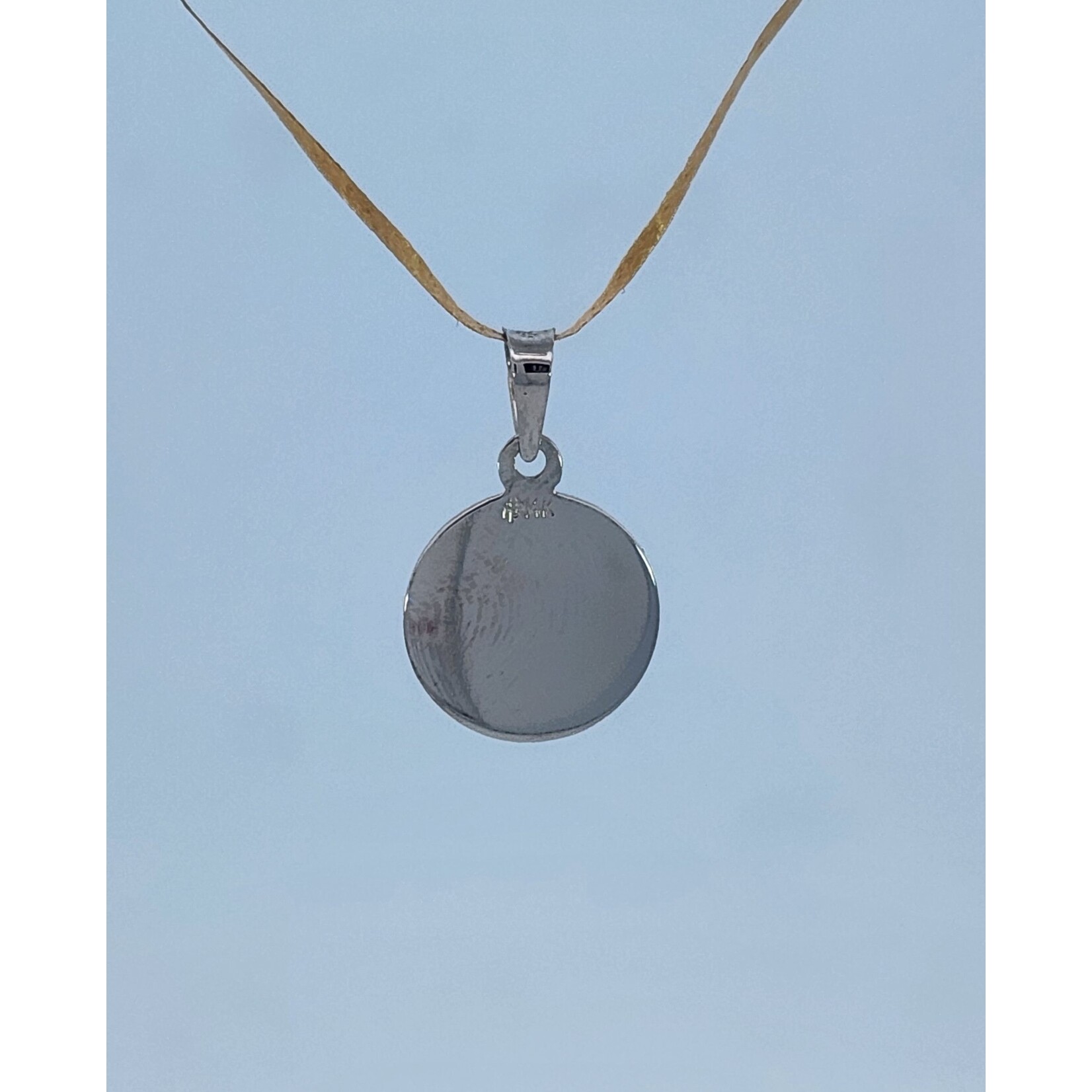 14 Karat Two-Tone Holy Communion Medal Charm
