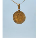 Quality Gold Inc. 14 Karat Yellow Gold First Holy Communion Medal Charm