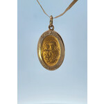 14 Karat Yellow Gold Saint Joseph Medal Charm