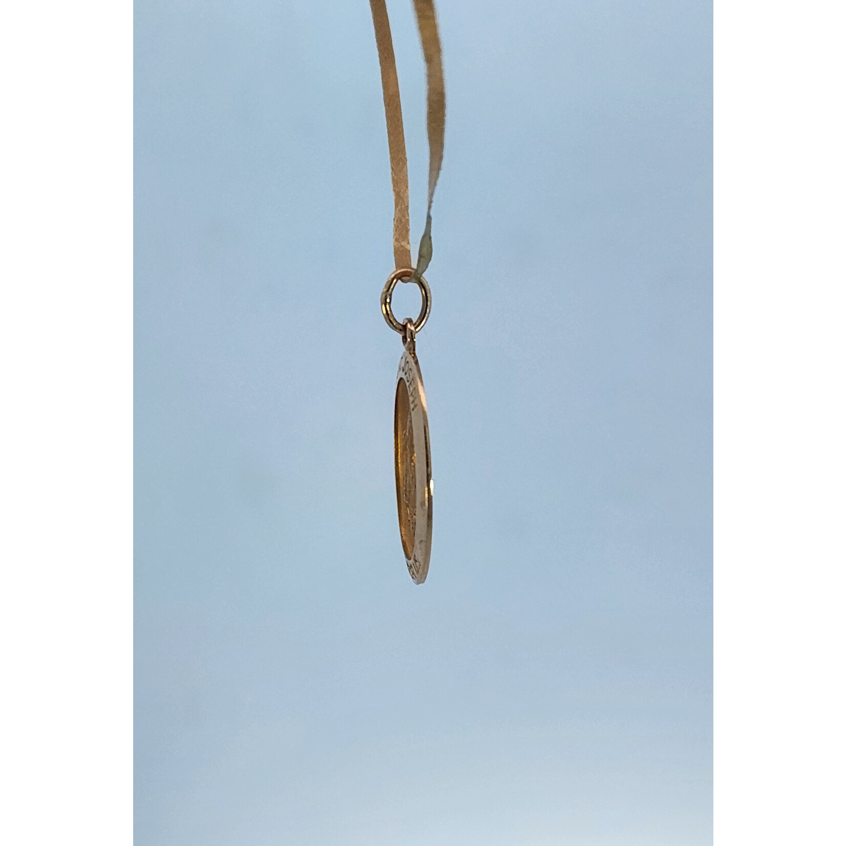 Quality Gold Inc. 14 Karat Yellow Gold Saint Joseph Medal Charm