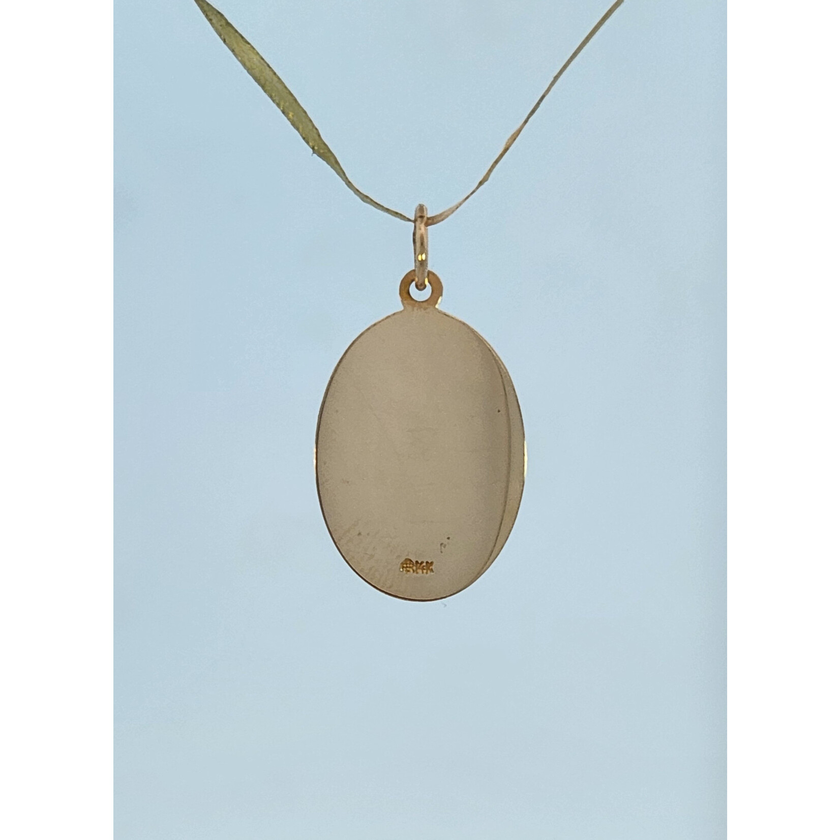 14 Karat Yellow Gold Saint Joseph Medal Charm