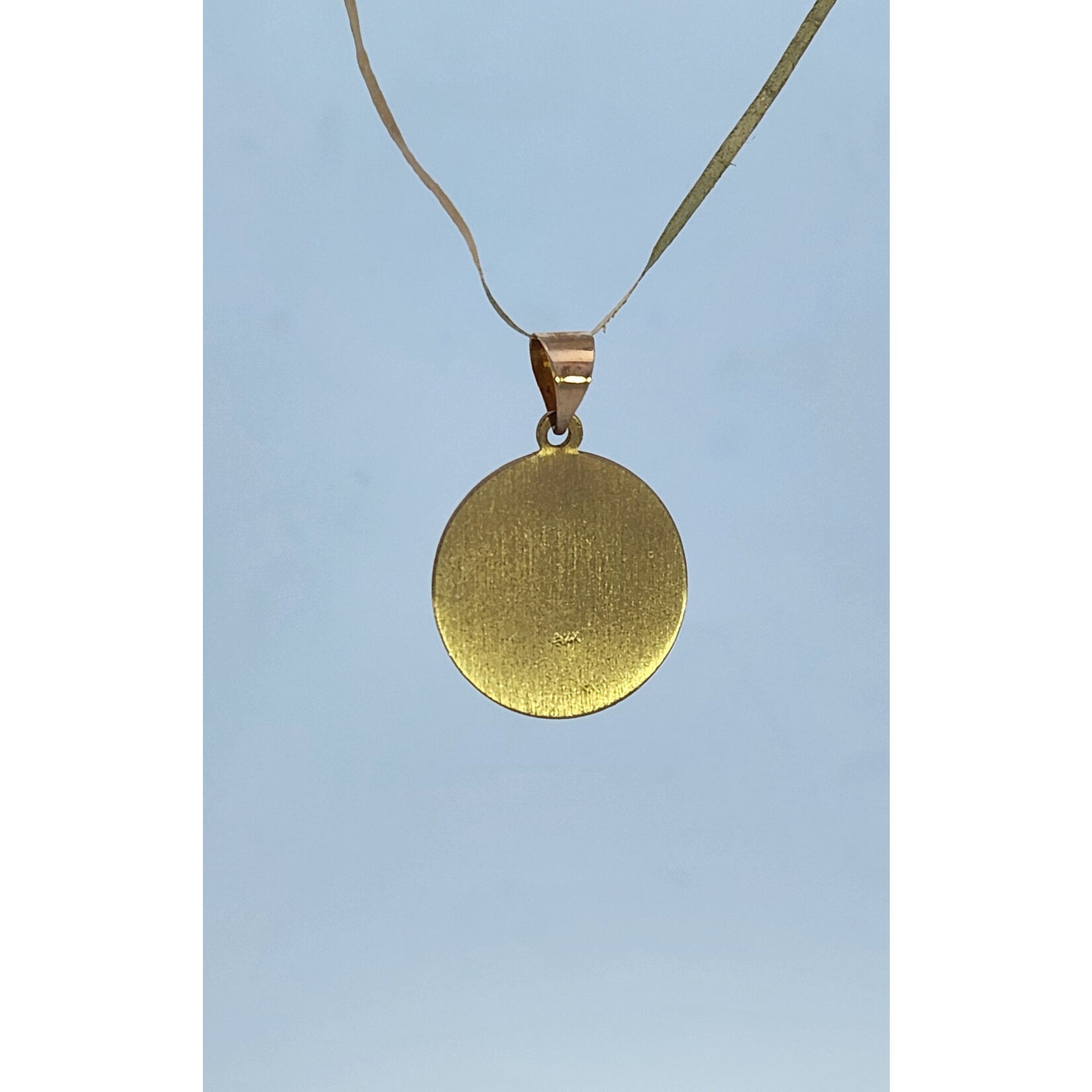 14 Karat Yellow Gold Saint Jude Thaddeus Medal Charm