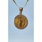 14 Karat Yellow Gold Saint Jude Thaddeus Medal Charm