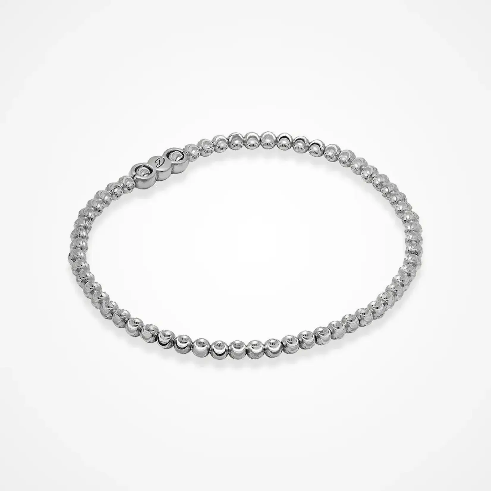 Elastic Moon Sterling Silver Stretch Bracelet