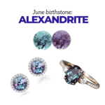 June Birthstone (Pearl & Alexandrite)