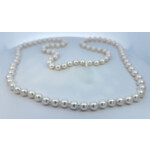 Endless 7.5 mm Pearl Necklace 28"