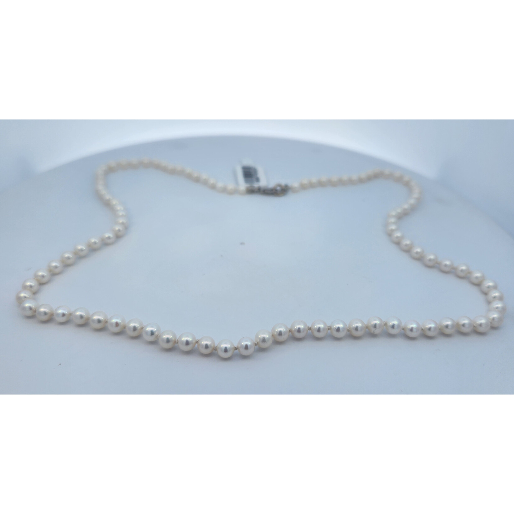 4.5-5 mm Pearl 19" Necklace with 14 Karat White Gold Clasp
