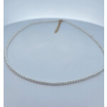 16-18" Pearl Necklace with 18 Karat Yellow Gold