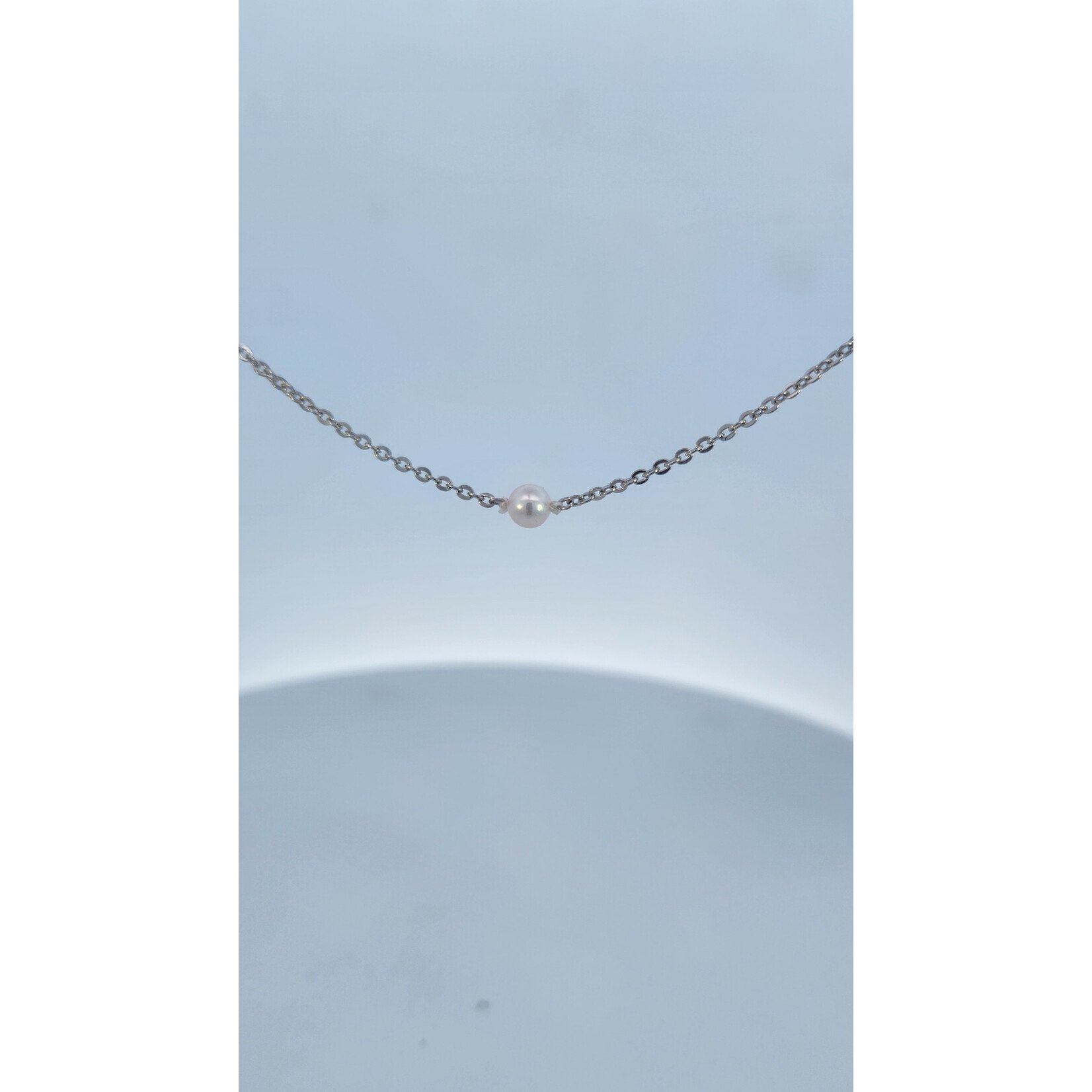 Sterling Silver Chain with 5 mm Add-A-Pearl Necklace