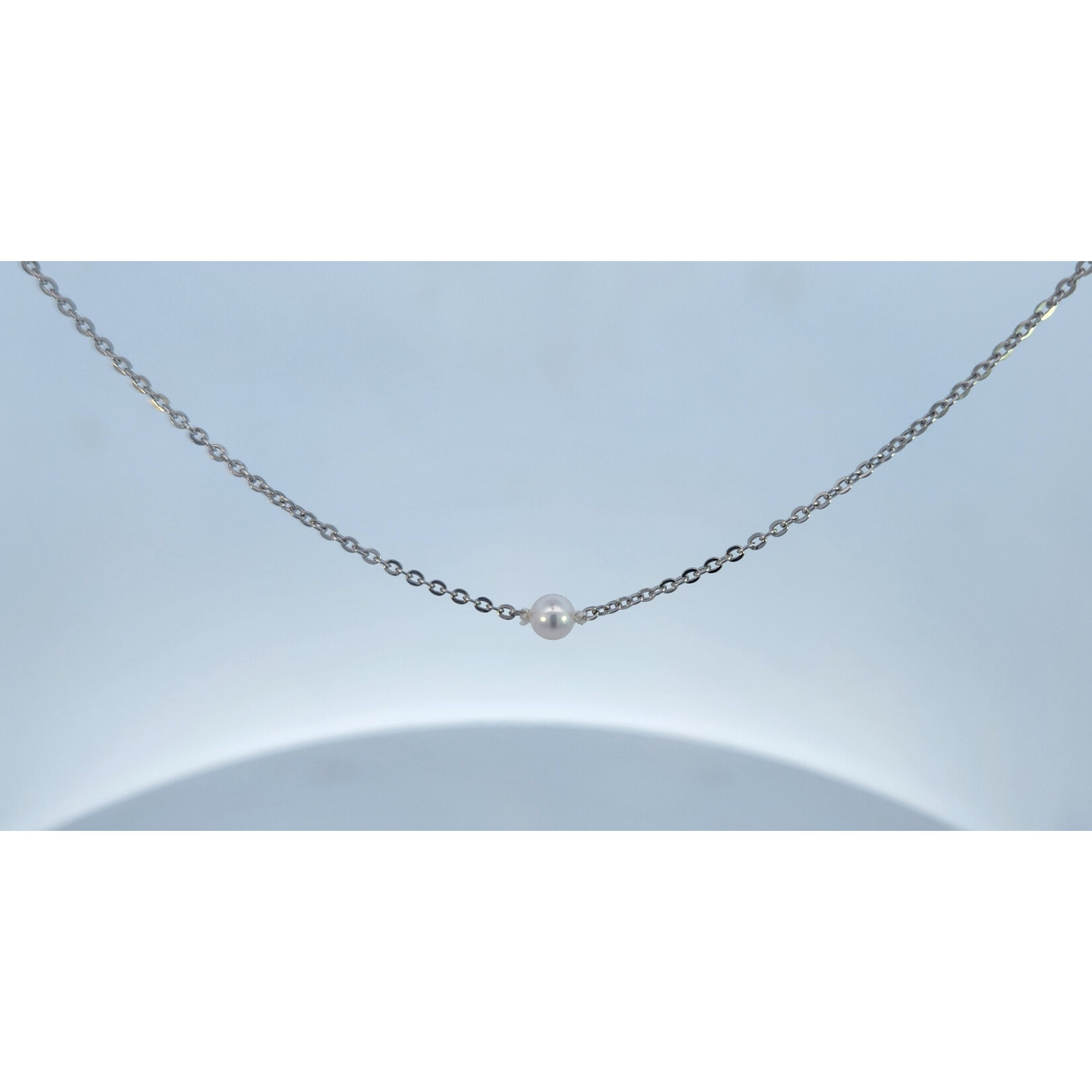 Sterling Silver Chain with 5 mm Add-A-Pearl Necklace