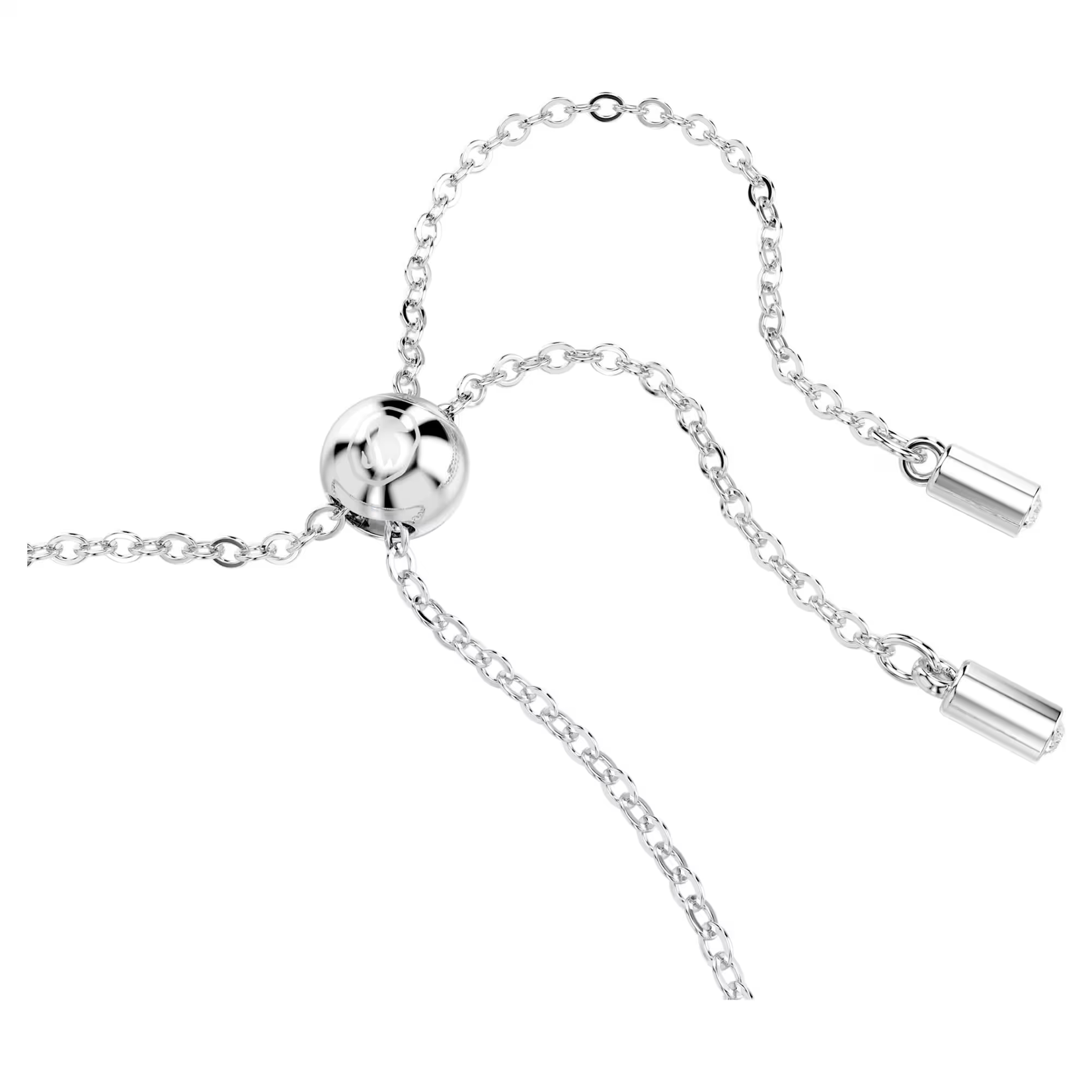 Swarovski  Matrix Tennis bracelet Mixed cuts, Blue, Rhodium plated