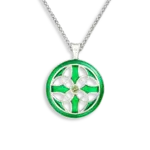 Nicole Barr Nicole Barr Peridot Celtic Cross in Sterling Silver