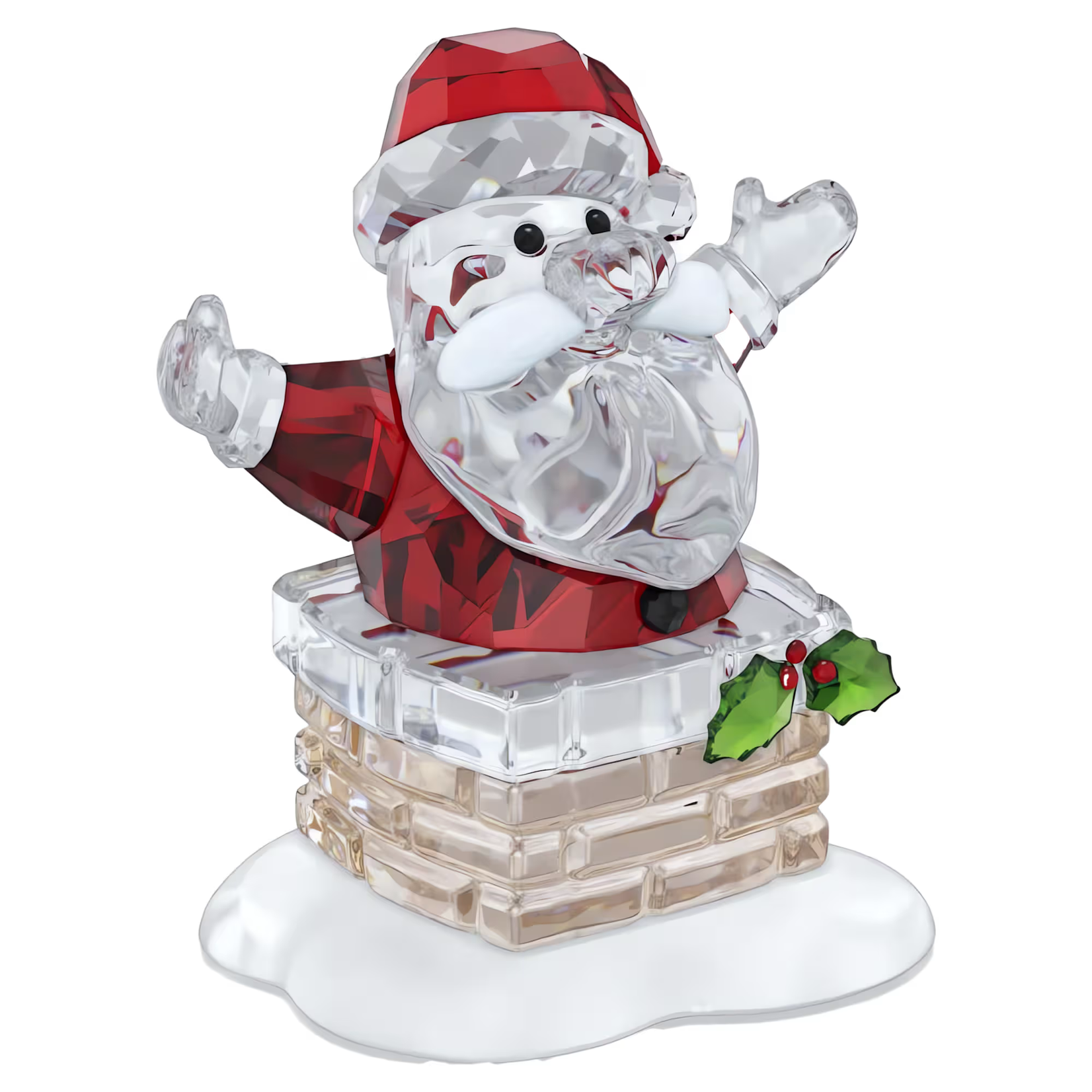 Swarovski Holiday Cheers Santa Claus and Chimney