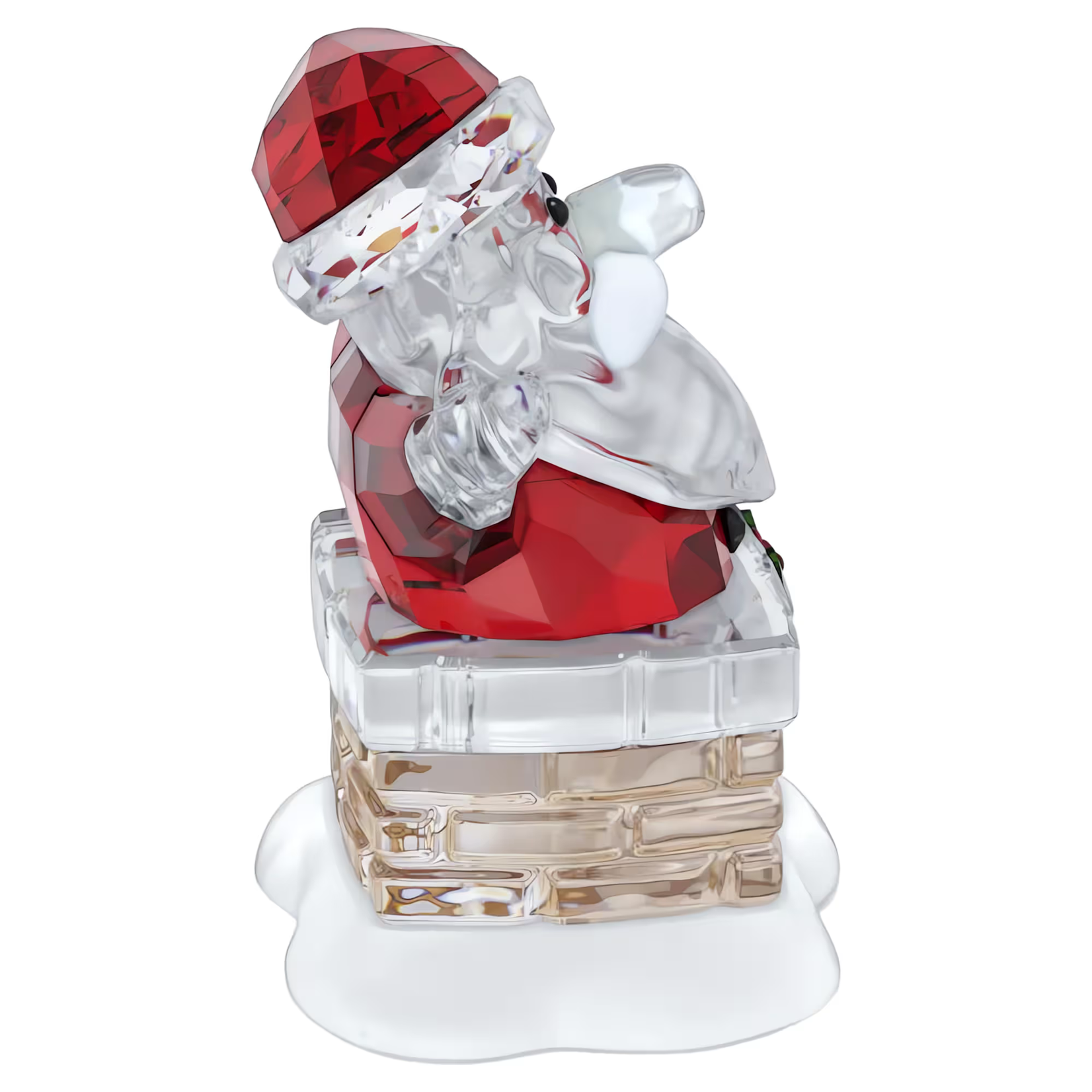 Swarovski Holiday Cheers Santa Claus and Chimney