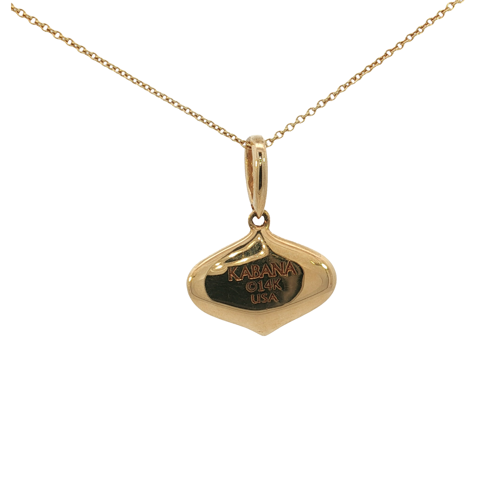 Kabana Kabana 14K Yellow Gold Opal and Diamond Pendant