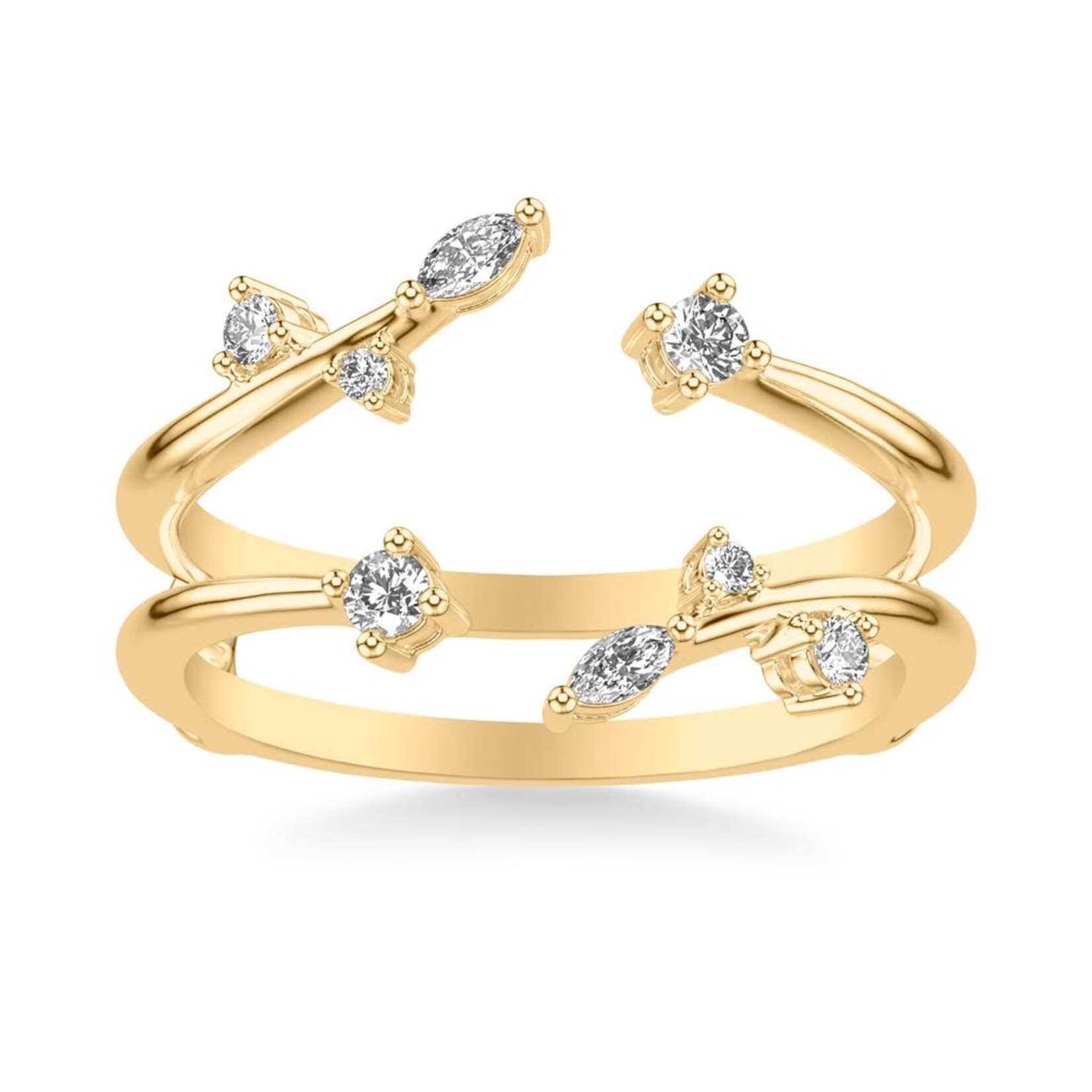 Private Label - Blase DeNatale Ring Enhancer with Diamond Petal Accents