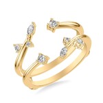 Private Label - Blase DeNatale Ring Enhancer with Diamond Petal Accents
