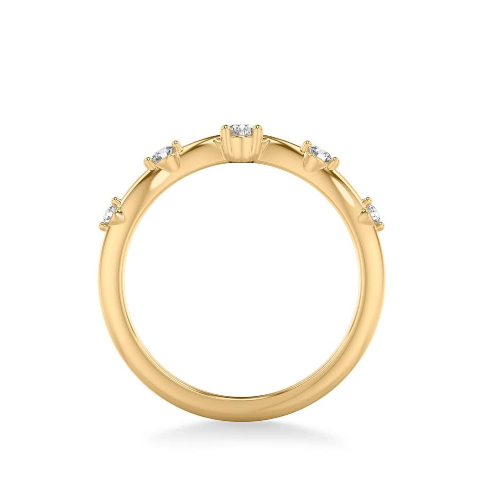 Private Label - Blase DeNatale Contemporary V Curved Wedding Band