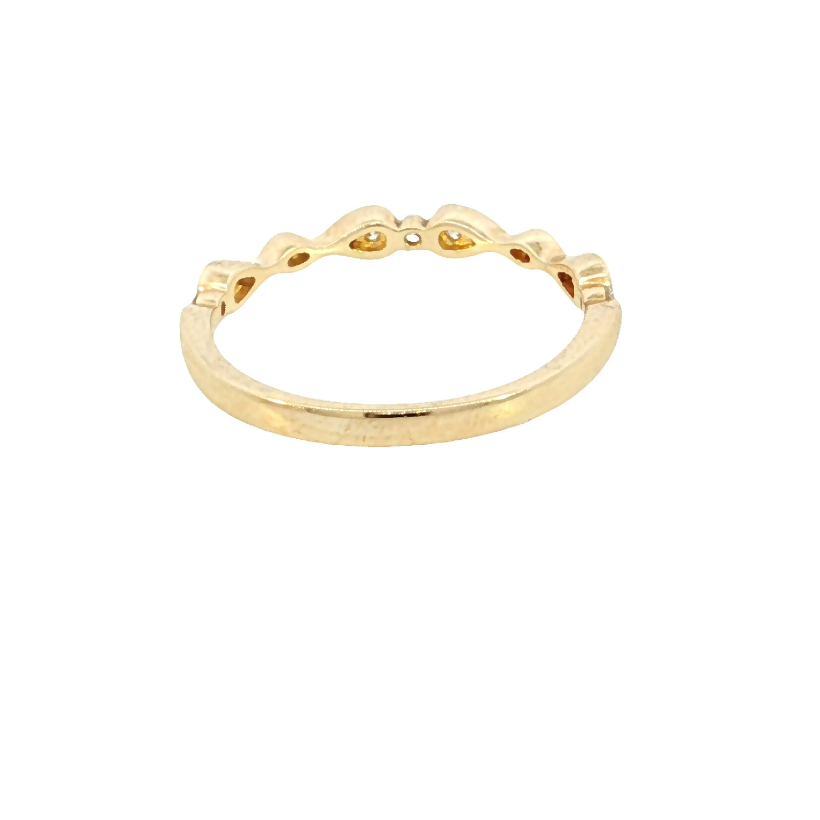 PeJay Creations Diamond Stackable Wedding Band