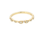 PeJay Creations Diamond Stackable Wedding Band