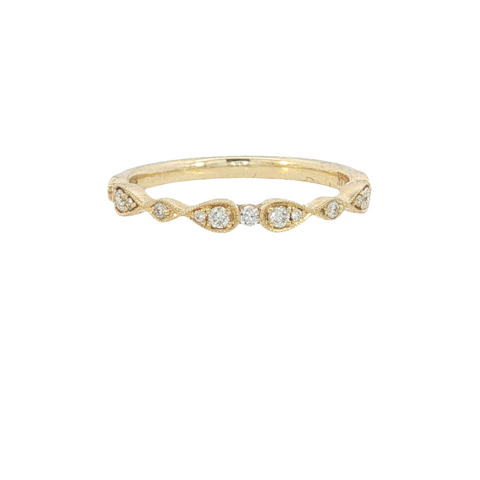 PeJay Creations Diamond Stackable Wedding Band