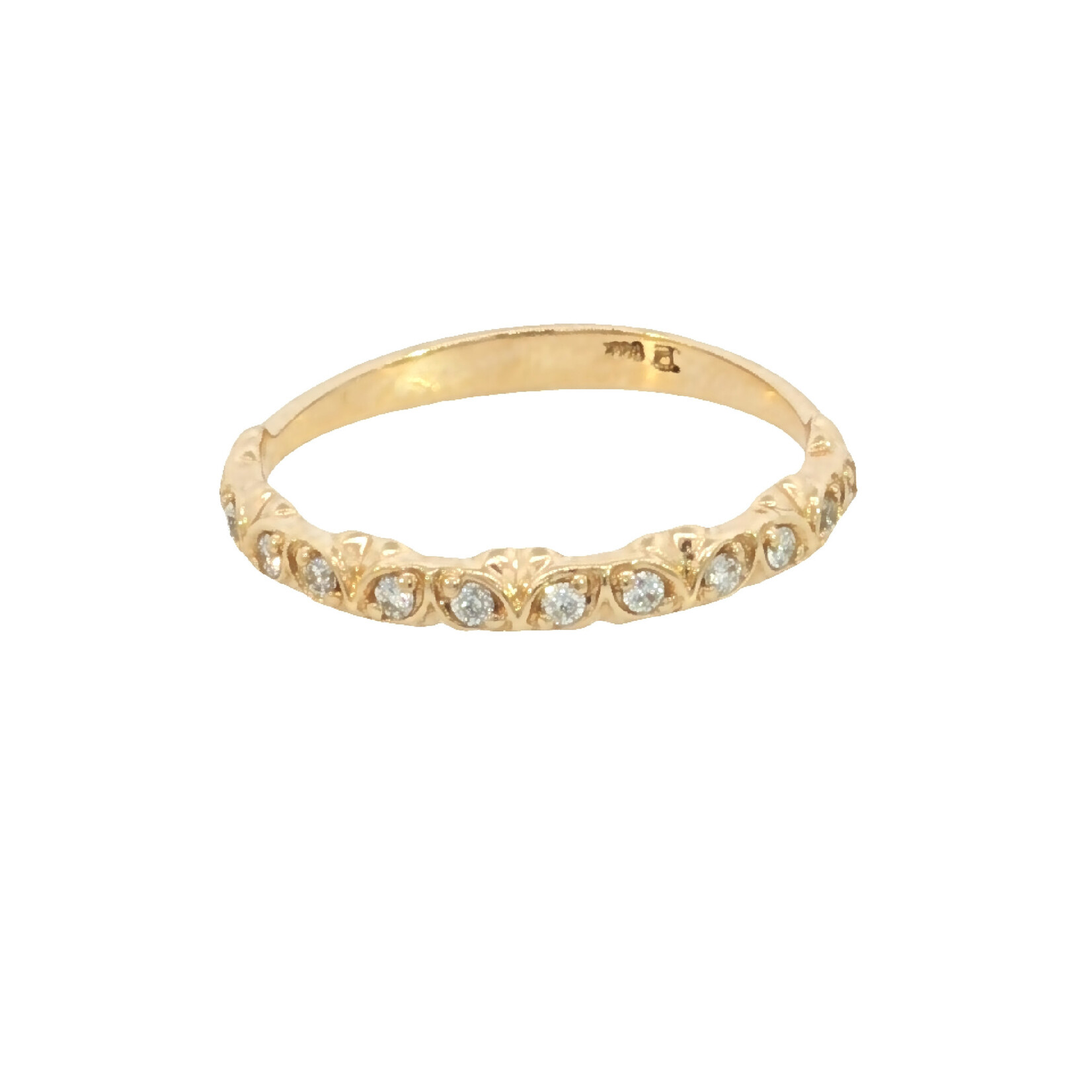 PeJay Creations Diamond Stackable Wedding Ring