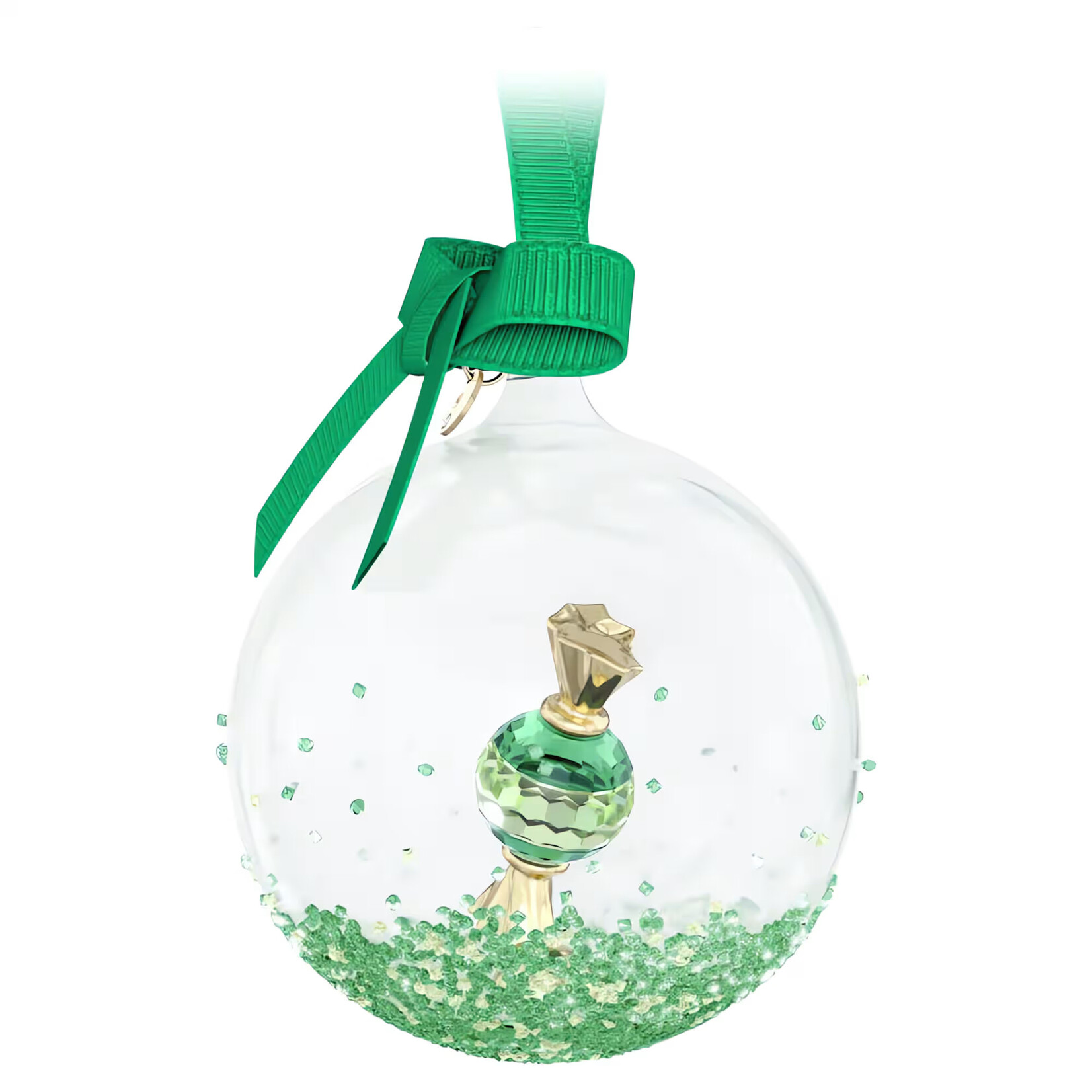 Swarovski Holiday Cheers Dulcis Ball Ornament Green