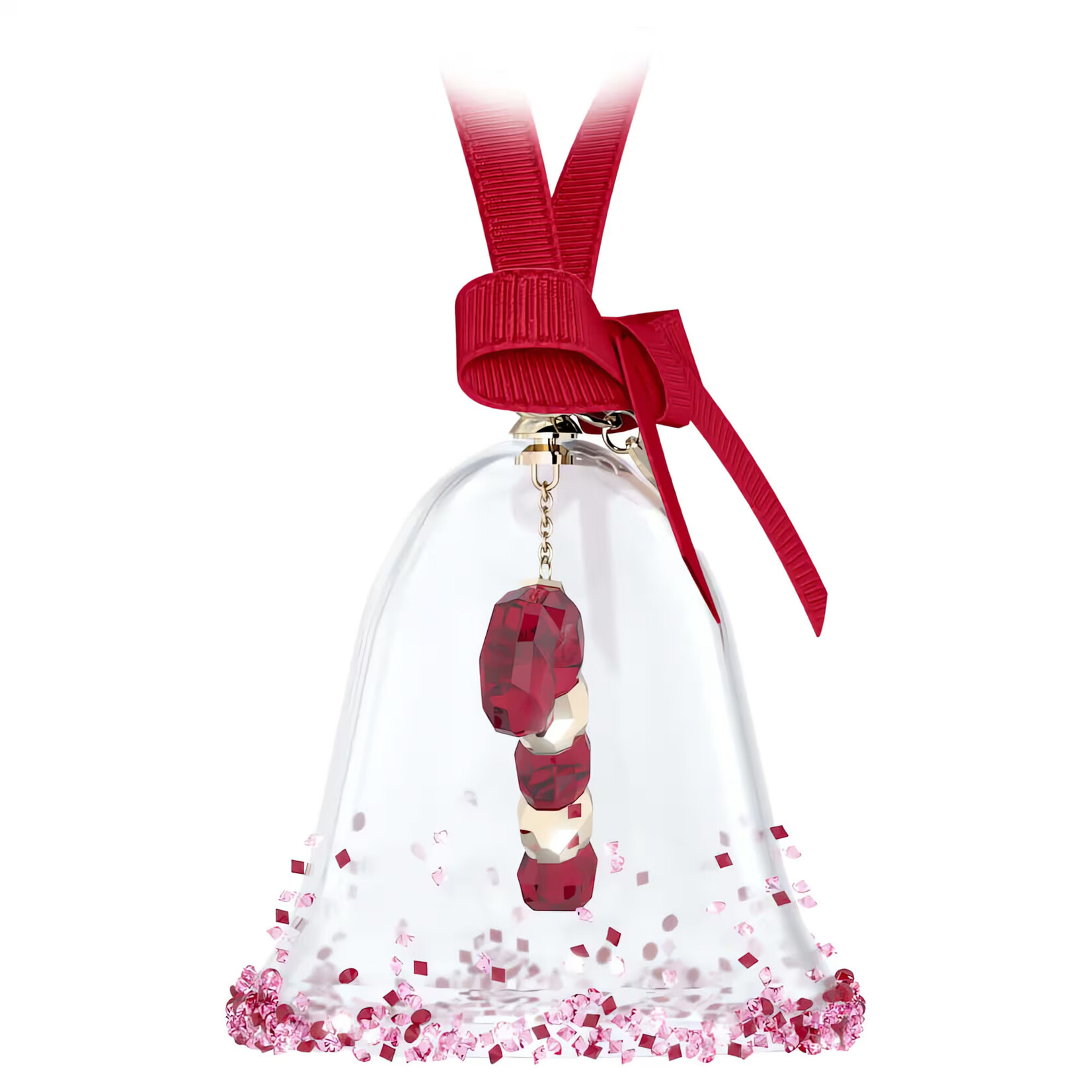 Swarovski Holiday Cheers Dulcis Bell Ornament Red