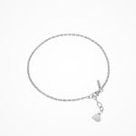 Typhoon Sterling Silver Barrel Link Anklet
