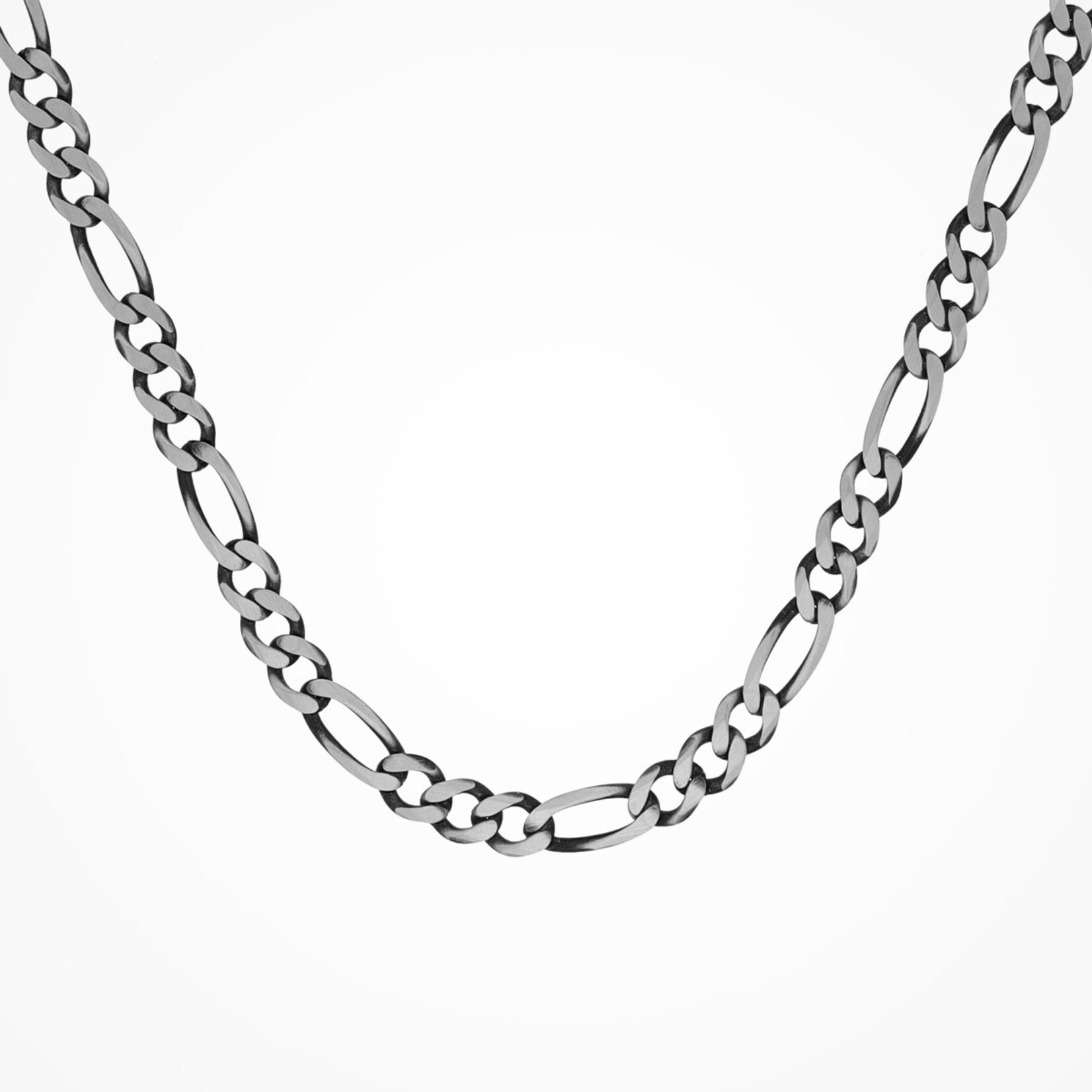 Figaro Vintage Sterling Silver Necklace
